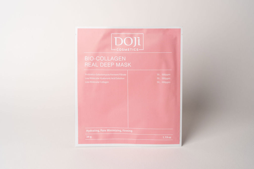 Bio collagen face mask. Pack of 3.